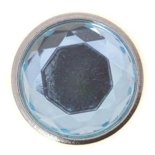 Knopf mit Strassstein Blau – Strass-Knopf ST-20