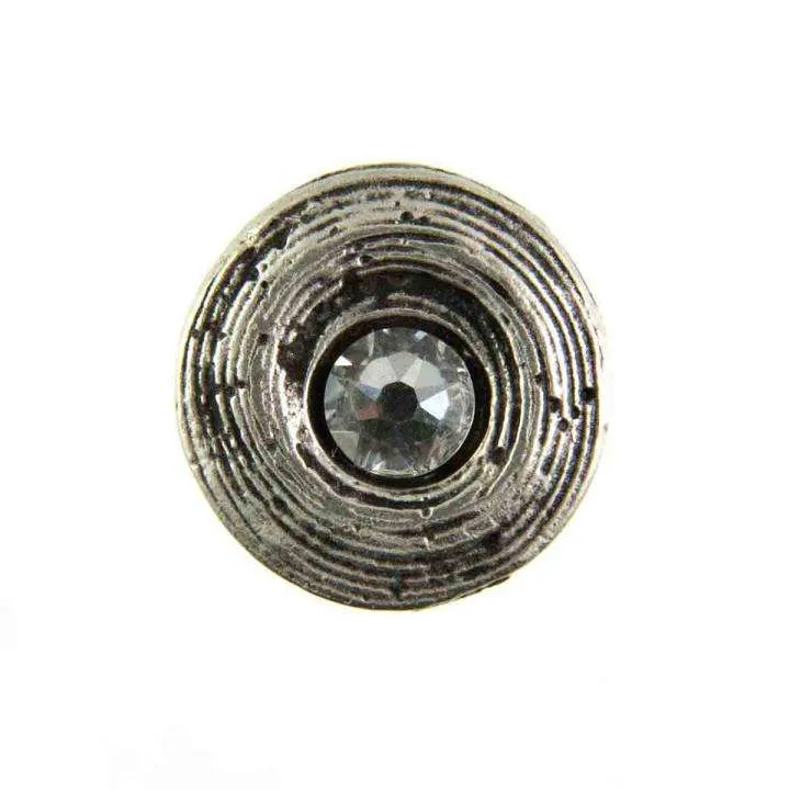 Knopf mit Strass Crystal – Öse ST-22