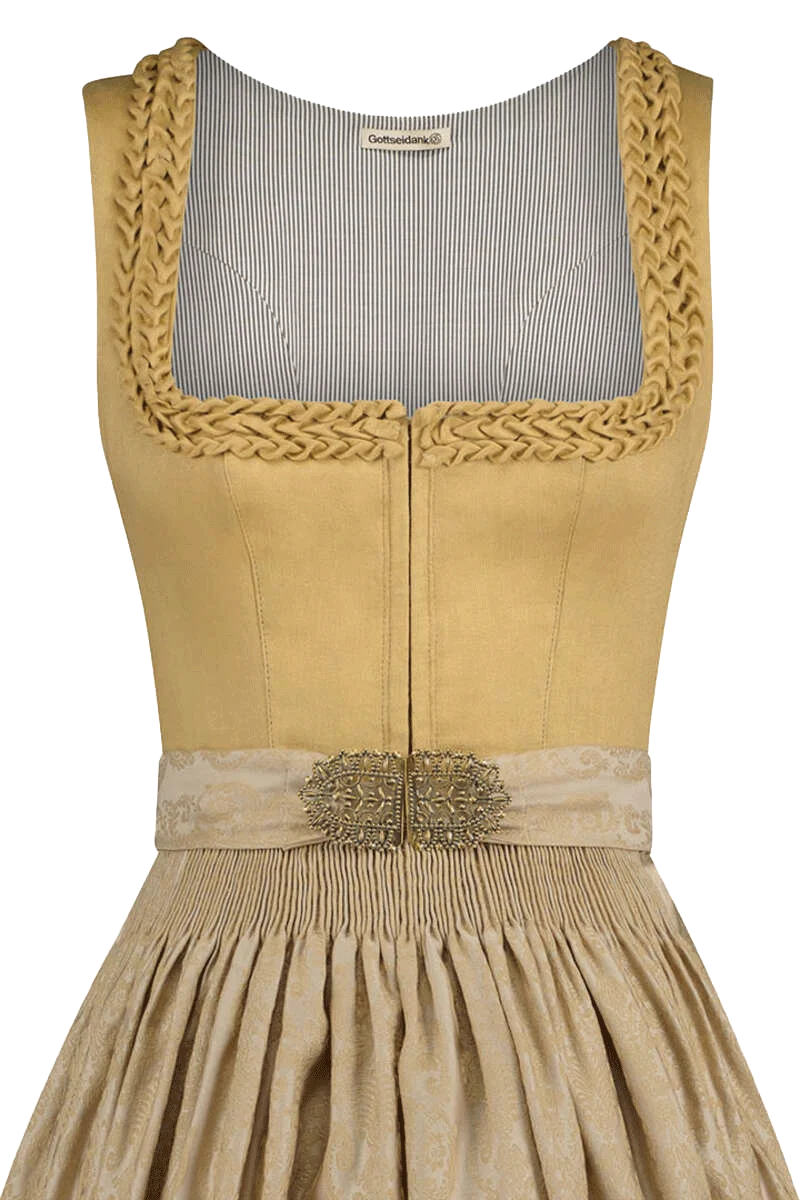 Dirndl mit Herzchenrüsche Hakenverschluss