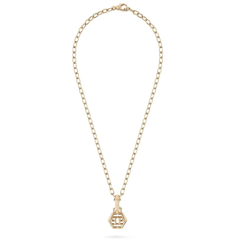 Philipp Plein Halskette Herren PLEIN ICON CHAIN Edelstahl Gold PJ9EA07NU