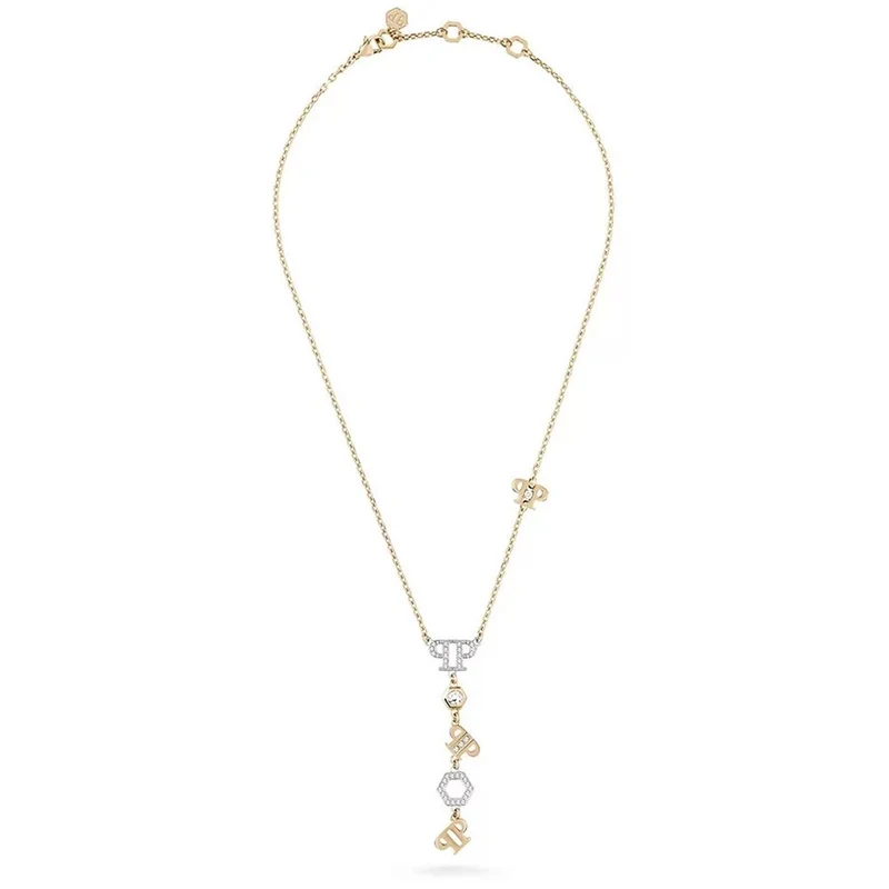 Philipp Plein Damen Halskette PP ELEMENTS Goldfarben PJ7EA02EU