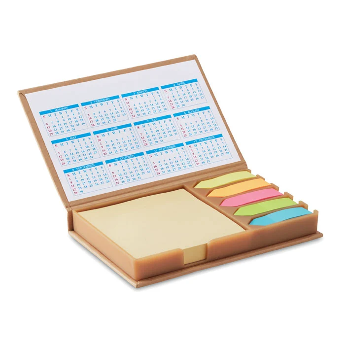 Schreibtisch-Notizset mit Kalender