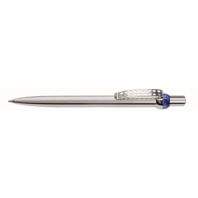 Rondo Chrom L Druckkugelschreiber - Blau - Eleganter & Robuster Schreibstift