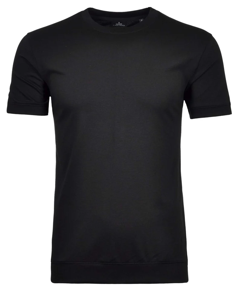 Ragman Herren T-Shirt Rundhals mit Bündchen