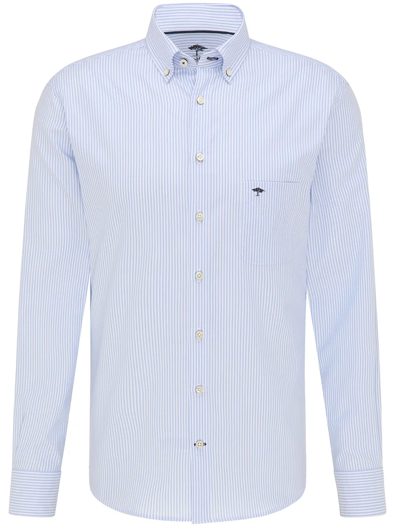 FYNCH-HATTON Herren Hemd - Business Hemd weiche Oxford Premium Baumwolle - Klassisch Langarm mit Button-Down Kragen Uni