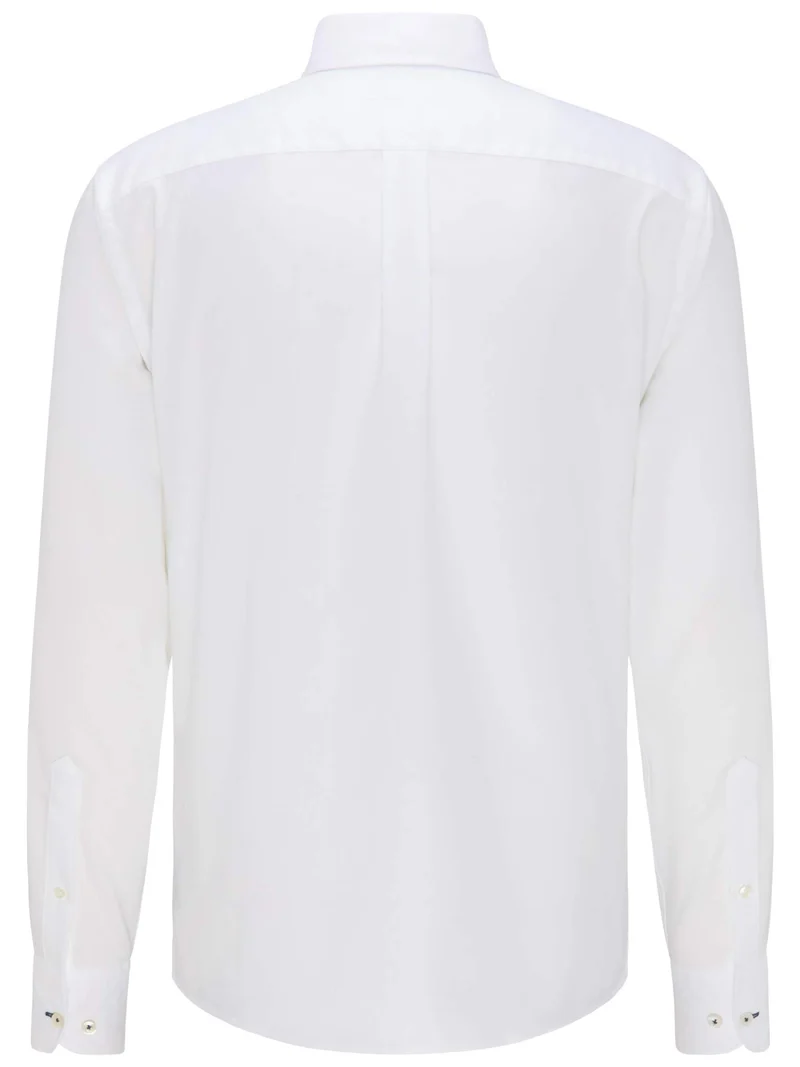 FYNCH-HATTON Herren Hemd - Business Hemd weiche Oxford Premium Baumwolle - Klassisch Langarm mit Button-Down Kragen Uni