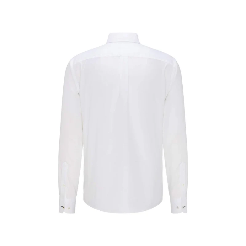 FYNCH-HATTON Herren Hemd - Business Hemd weiche Oxford Premium Baumwolle - Klassisch Langarm mit Button-Down Kragen Uni