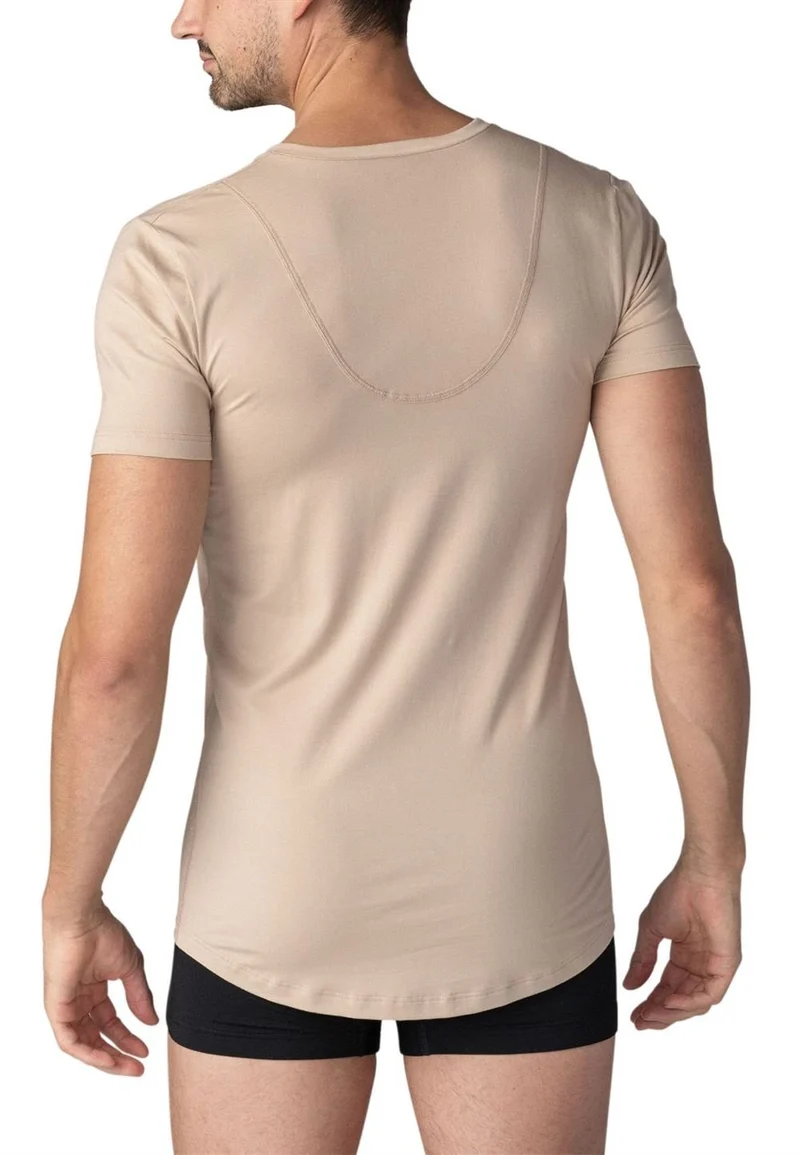 Mey Herren V-Neck Unterhemd - Funktionsshirt zum Drunterziehen - Geruchshemmende Einsätze - Unsichtbar unter dem Hemd - Basic Serie Businessclass - 41007