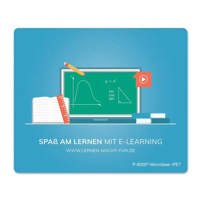 POLYCLEAN rPET Bildschirmtuch 18x15 cm mit digitalem Aufdruck