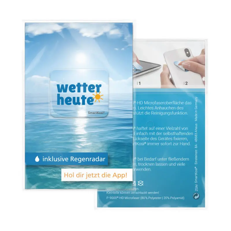 SmartKosi Display-Reiniger 3,0x2,5 cm mit Digitaldruck