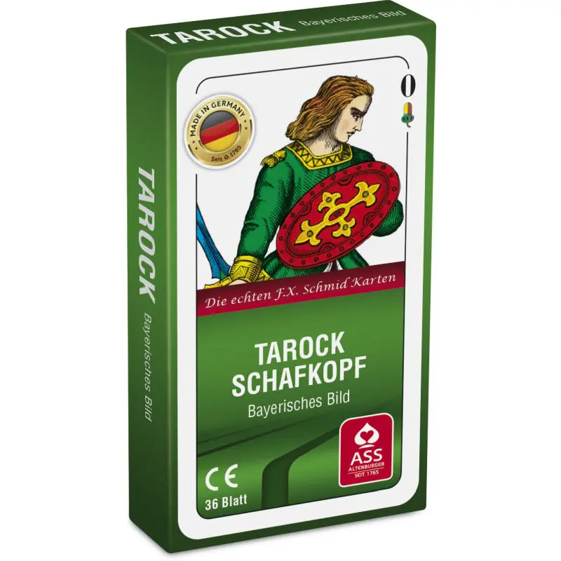 Schafkopf/Tarock Karten, 36 Blatt in Faltschachtel - Traditionelles Kartenspiel Erlebnis