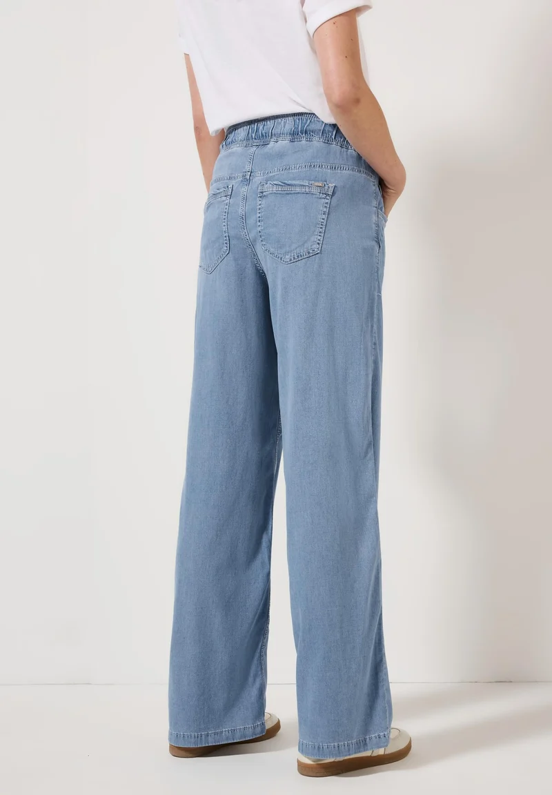 Cecil Straight Leg Jeans Blau