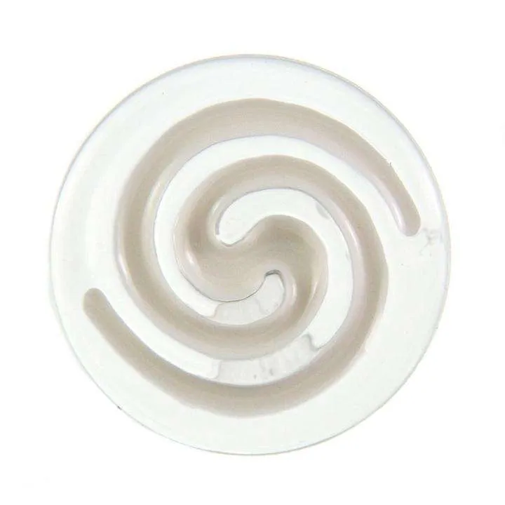 Knopf Spirale Transparent – Kunststoffknopf SK-8
