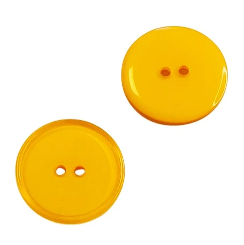 Knopf Transparent Orange – Kunststoffknopf KO-79