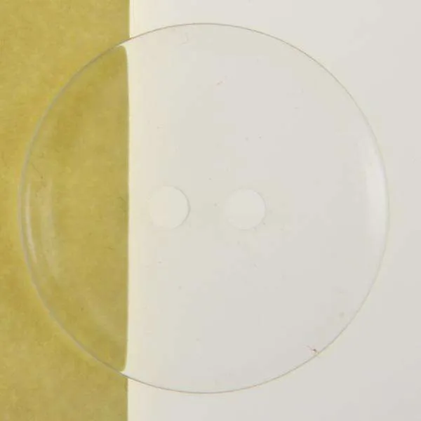 Knopf Transparent 2-Loch – Kunststoffknopf KW-150