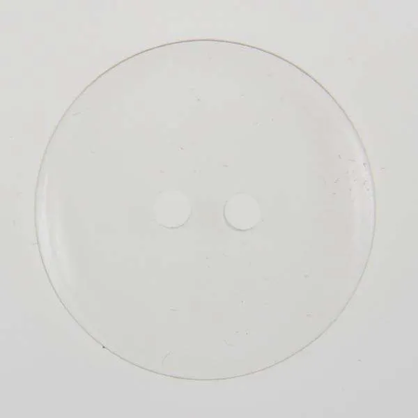 Knopf Transparent 2-Loch – Kunststoffknopf KW-150