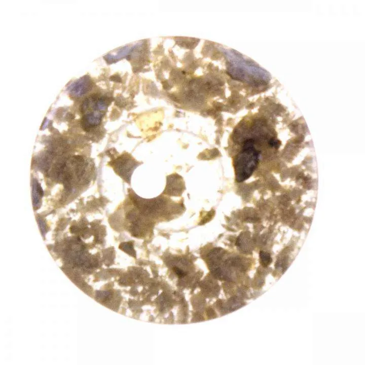 Knopf transparent Beige – Kunststoffknopf KM-3