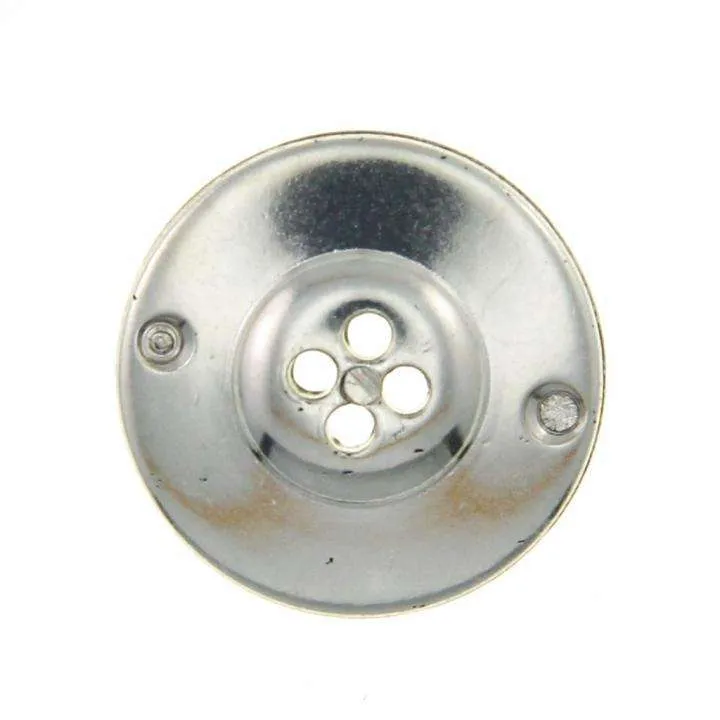 Knopf Straßoptik Silber 15/18/20 mm – Metallknopf KSI-12