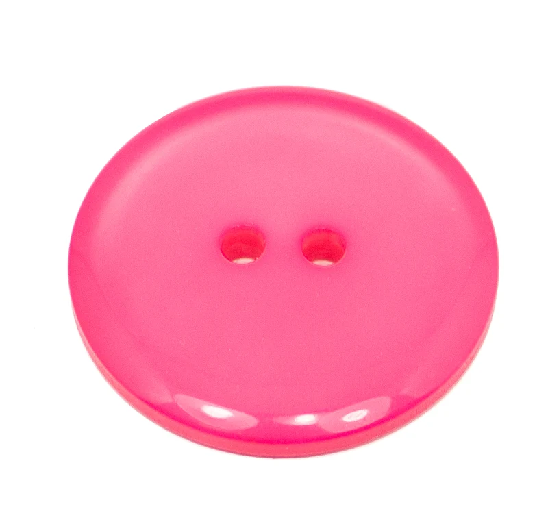 2-Loch Knopf Rosa – Kunststoffknopf KROS-150