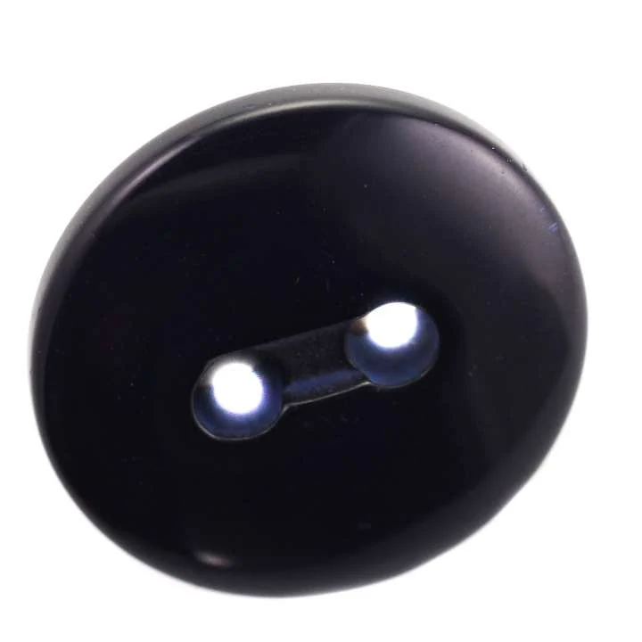 Knopf Standard Schwarz – Kunststoffknopf KS-190