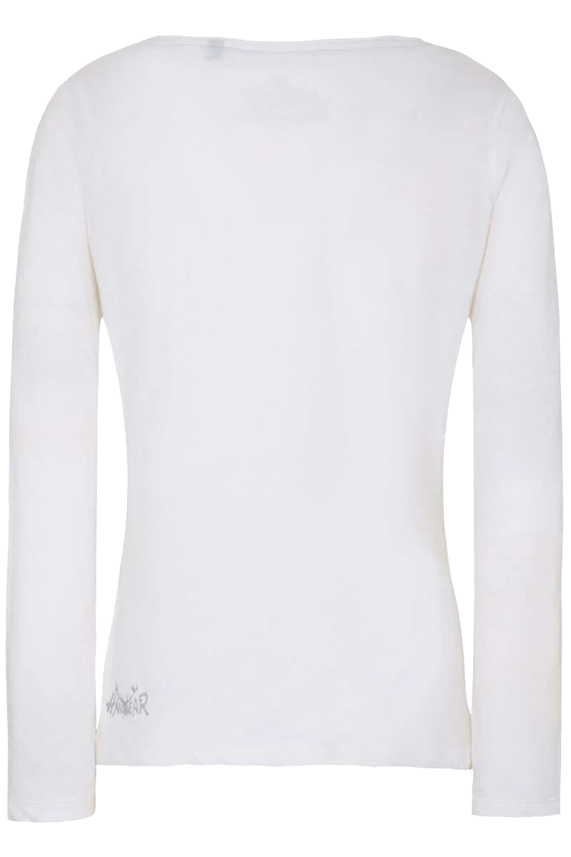 Damen Trachten-Langarm-Shirt mit Aufdruck