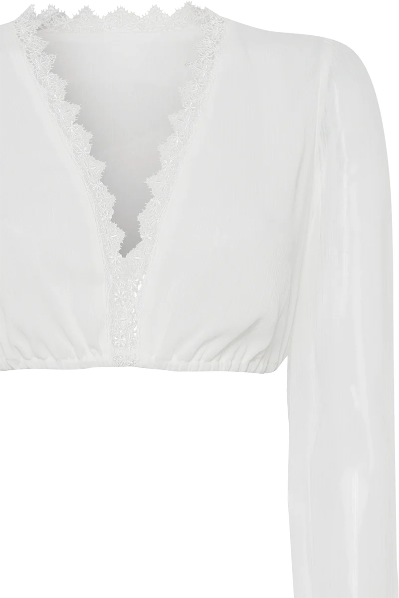 Dirndlbluse langarm