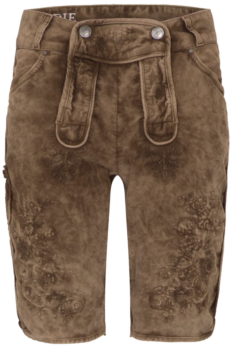 Herren Trachtencordhose 'Lederhosenstyle'
