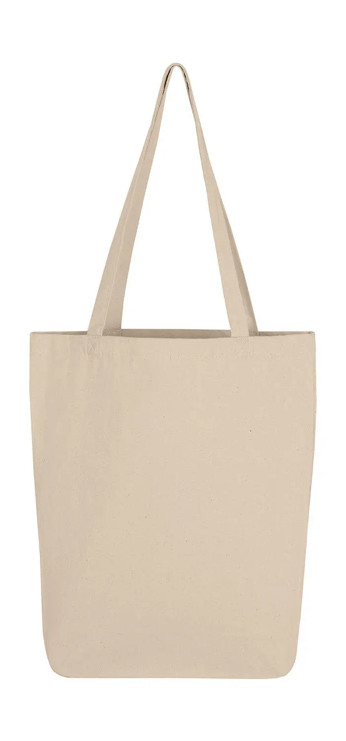 Baumwoll-Canvas-Tasche LH mit Bodenfalte