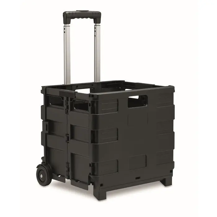 Schwarzer Shopping Trolley CARRO – Praktisch, robust, stilvoll, vielseitig