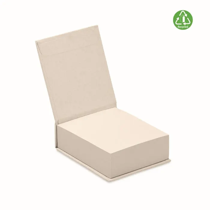 MITO PAD Memoblock in Milchkarton-Design, Weiß – Kreatives Bürozubehör