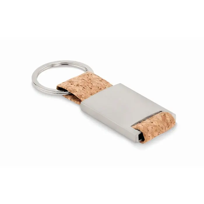 TECH CORK Schlüsselring aus Kork, Beige, Modern & Robust