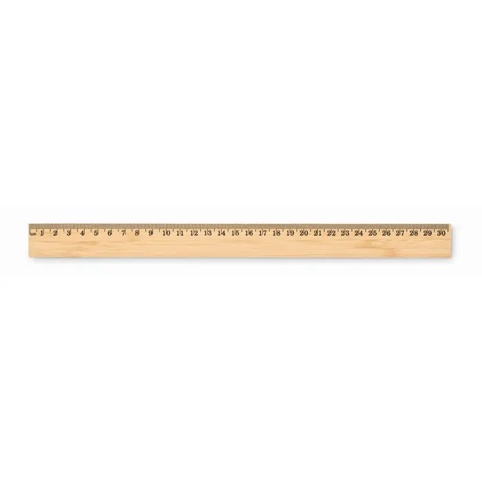 BARIS 30 cm Präzisions-Bambuslineal – Nachhaltiges Holz-Messwerkzeug