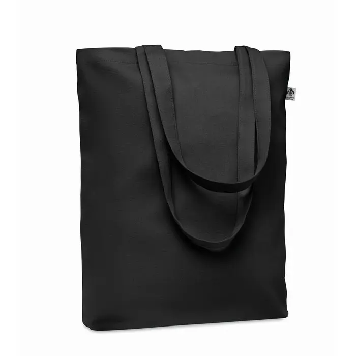 Entdecken Sie die Einkaufstasche Canvas 270 g/m² COCO – schwarz, robust und stilvoll