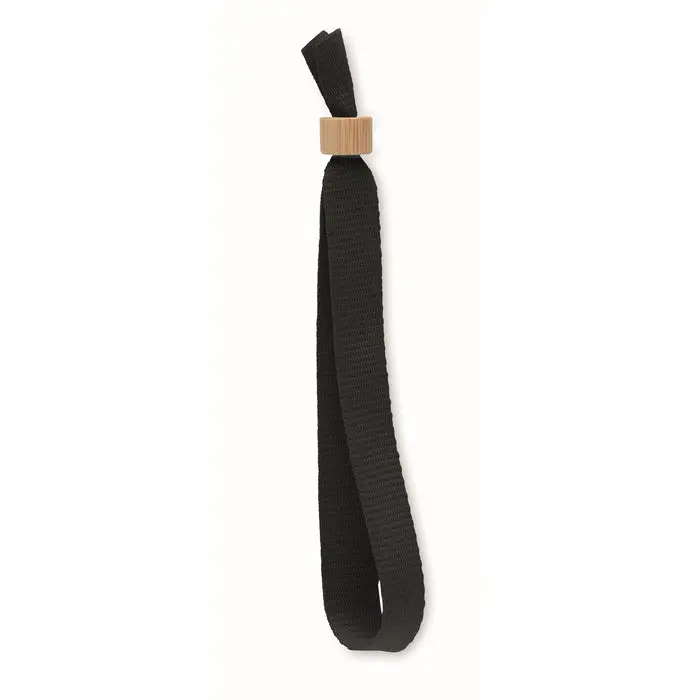 RPET-Polyester Armband FIESTA - Nachhaltig & Stilvoll, Schwarz