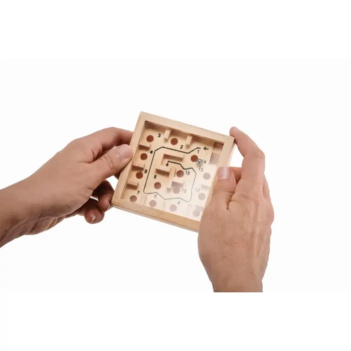 Holz Labyrinth ZUKY - Holz: Klassisches Geschicklichkeitsspiel für endlose Unterhaltung