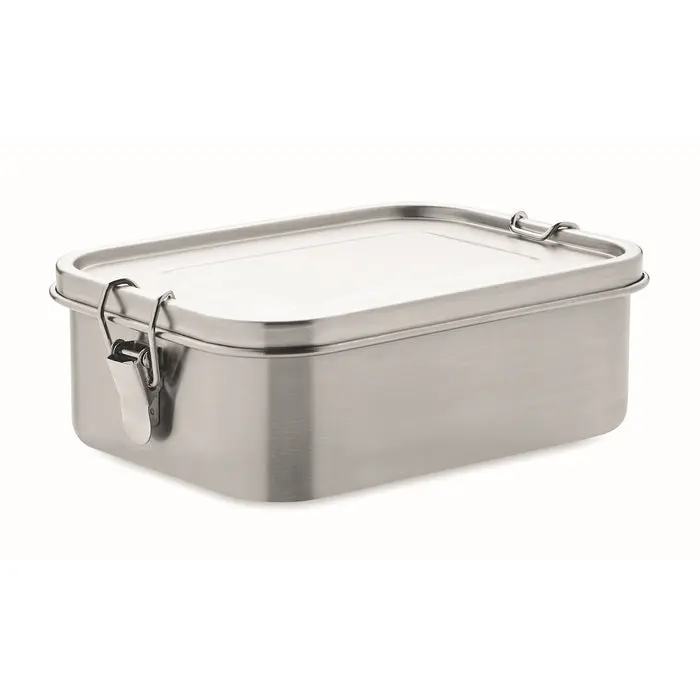 SAO Stainless Steel Lunchbox in Matt Silver - Durable, Stylish, Eco-Friendly Meal Carrier