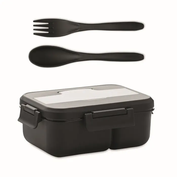 MAKAN Lunchbox Frischhaltebehälter PP - schwarz Robuster und stilvoller Lebensmittelbehälter