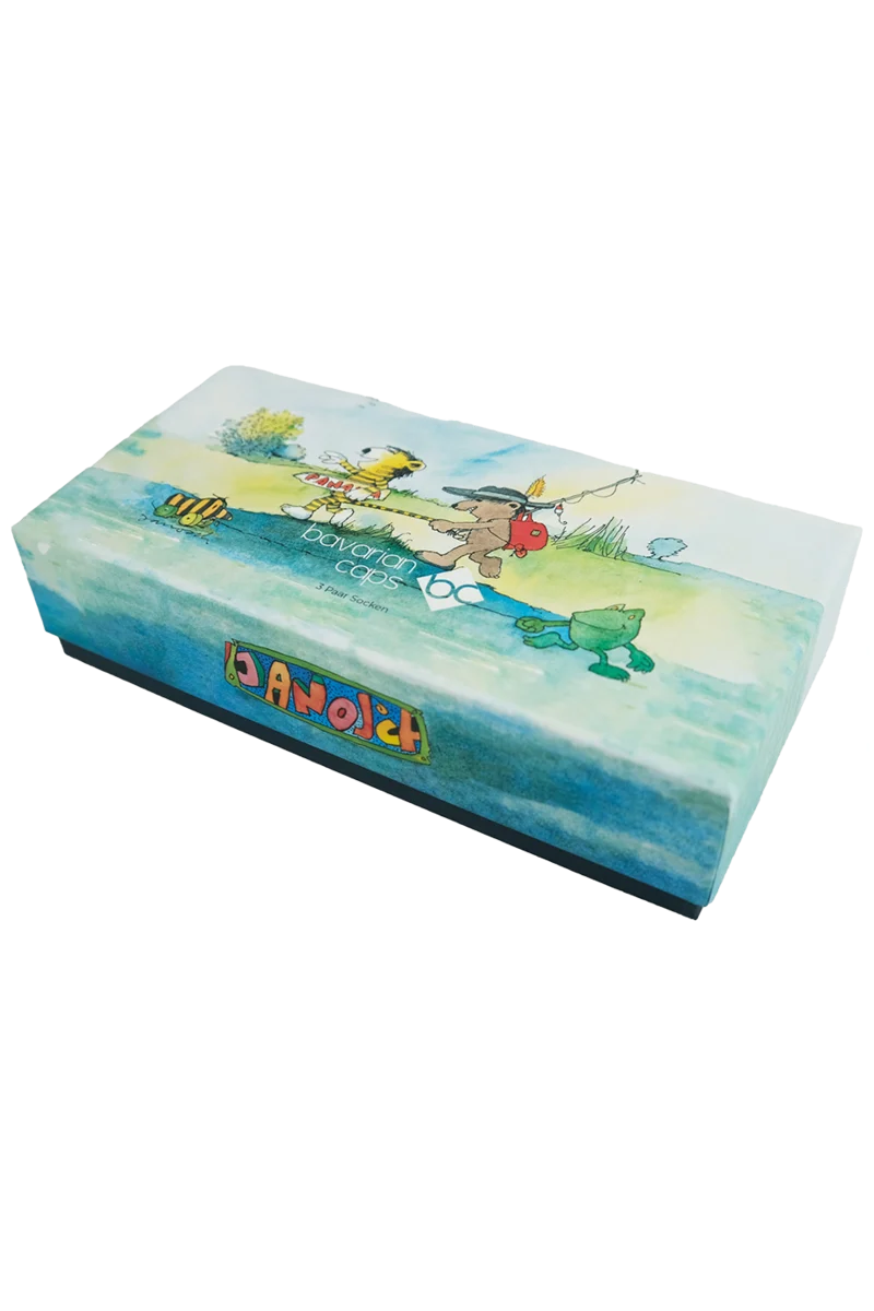 Kinder Erwachsenen Sockenbox 'Janosch''