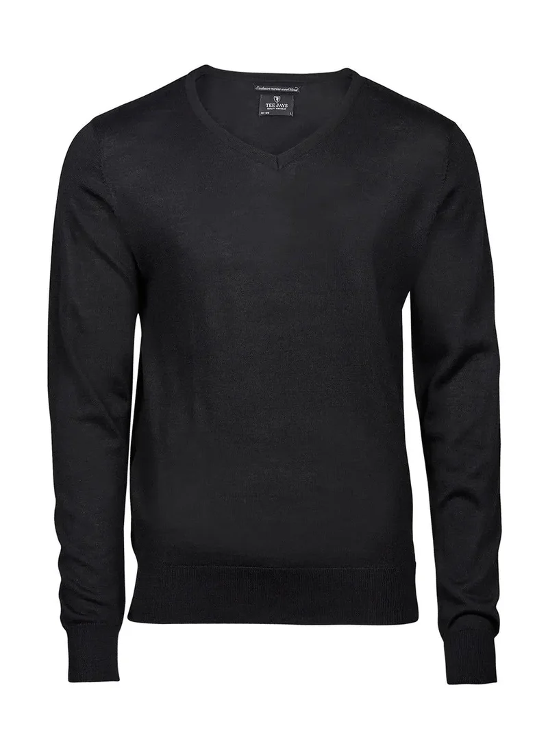 Herren Pullover mit V-Ausschnitt