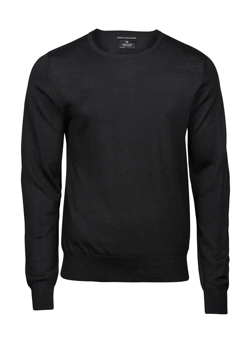 Herren Pullover mit Rundhalsausschnitt
