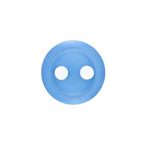 Puppenknopf Hellblau – Kunststoffknopf KP-20