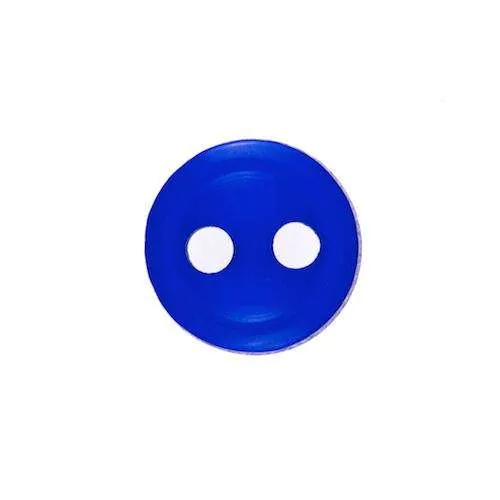 Puppenknopf Blau – Kunststoffknopf KP-20