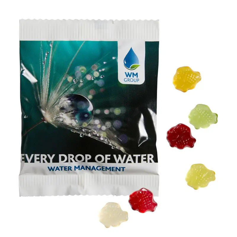 Standard Fruchtgummi 20g: Klassisch, im bedruckbaren Tütchen