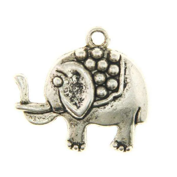 Anhänger Elefant Grau – Metallanhänger AN-68