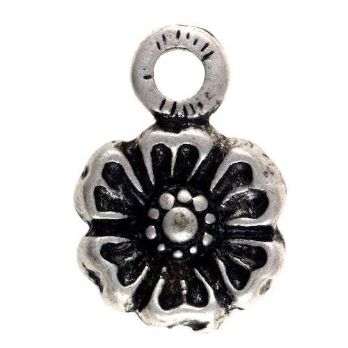 Trachtenanhänger Blüte Silberfarben – Metall TA-12