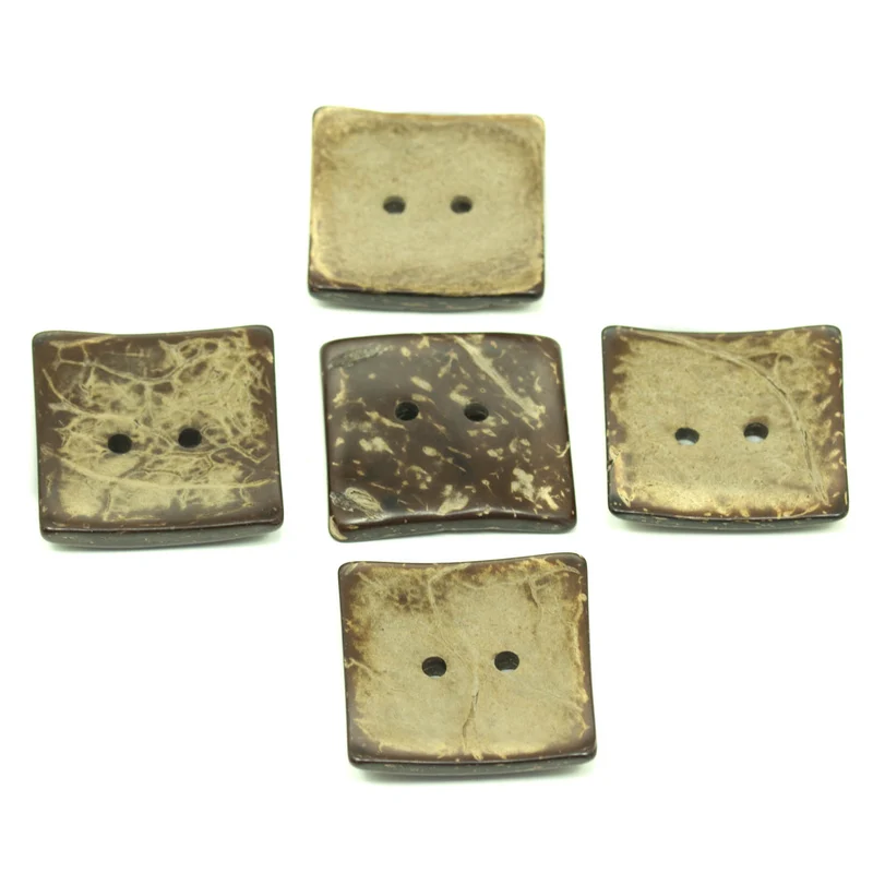 Kokos-Holzknopf Braun 2-Loch – HK-SO-160
