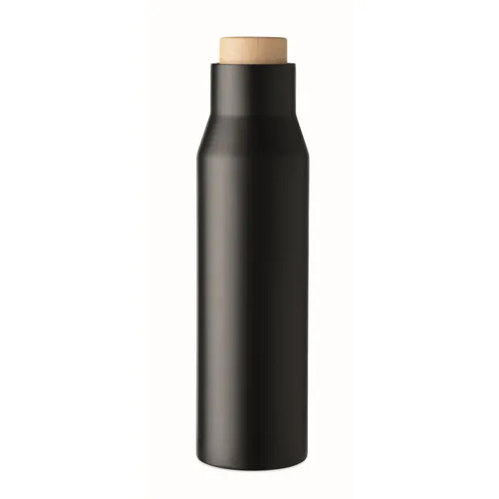 Isolierflasche 500 ml DUDINKA – Schwarze Thermoflasche für heiße und kalte Getränke