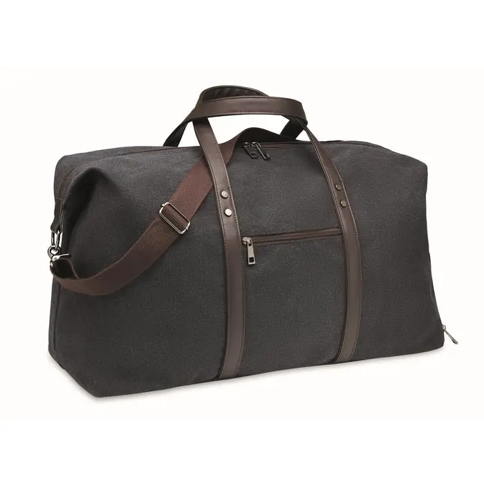 Entdecken Sie den Weekender Canvas 450 g/m² ZURICH – schwarz, robust und stilvoll