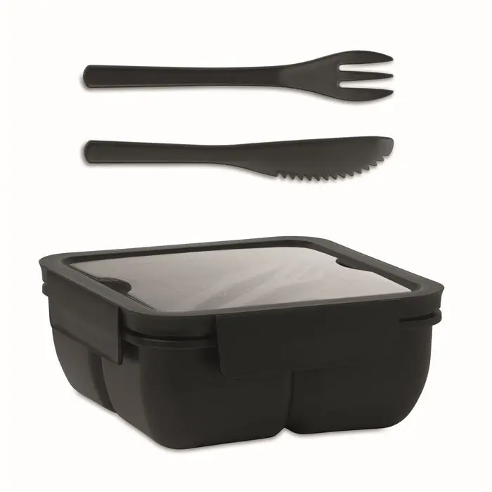 SATURDAY Lunchbox Frischhaltebehälter PP 600ml - schwarz Praktisch und stilvoll