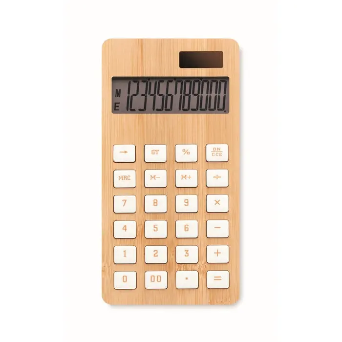 12-stelliger Dual-Rechner CALCUBIM - Holz, Nachhaltig, Präzise, Modern